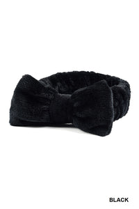 Bow Knot Plush Headband