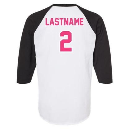 Diamond Dolls Logo Raglan Tee Shirt