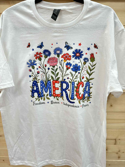 Floral America Shirt