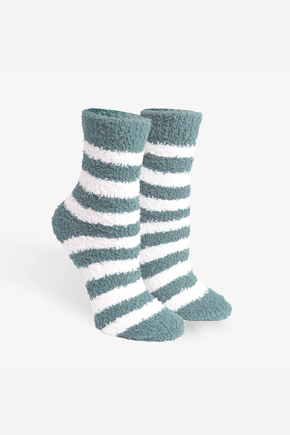 Striped Fuzzy Socks