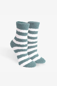 Striped Fuzzy Socks