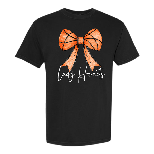 Lady Hornets Basketball Bow Shirt, Crewneck Sweatshirt or Hoodie