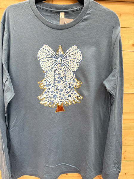 Christmas Tree Long Sleeve Christmas Tee Shirt