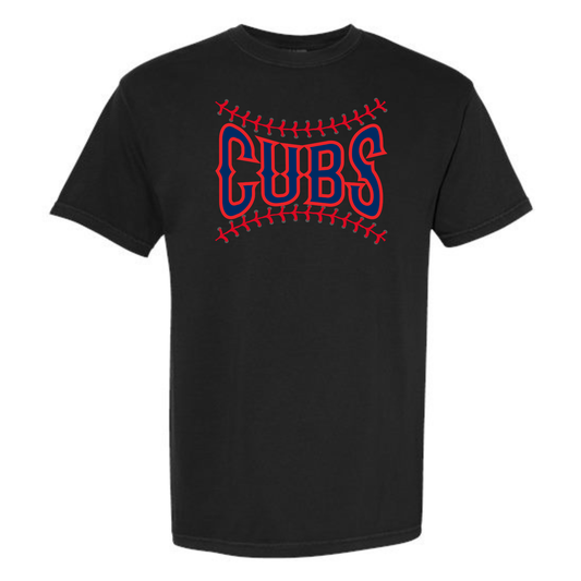 Cubs Logo Tee Shirt - Black