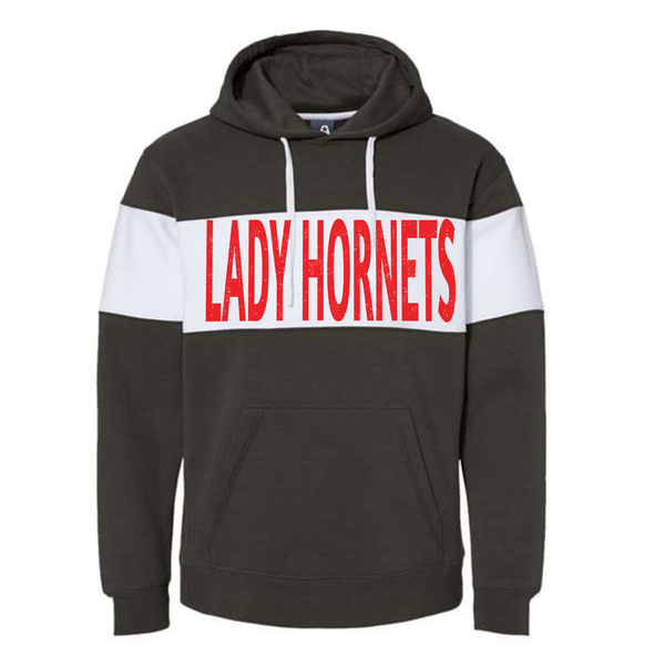 Lady Hornets Varsity Crewneck Sweatshirt or Hoodie