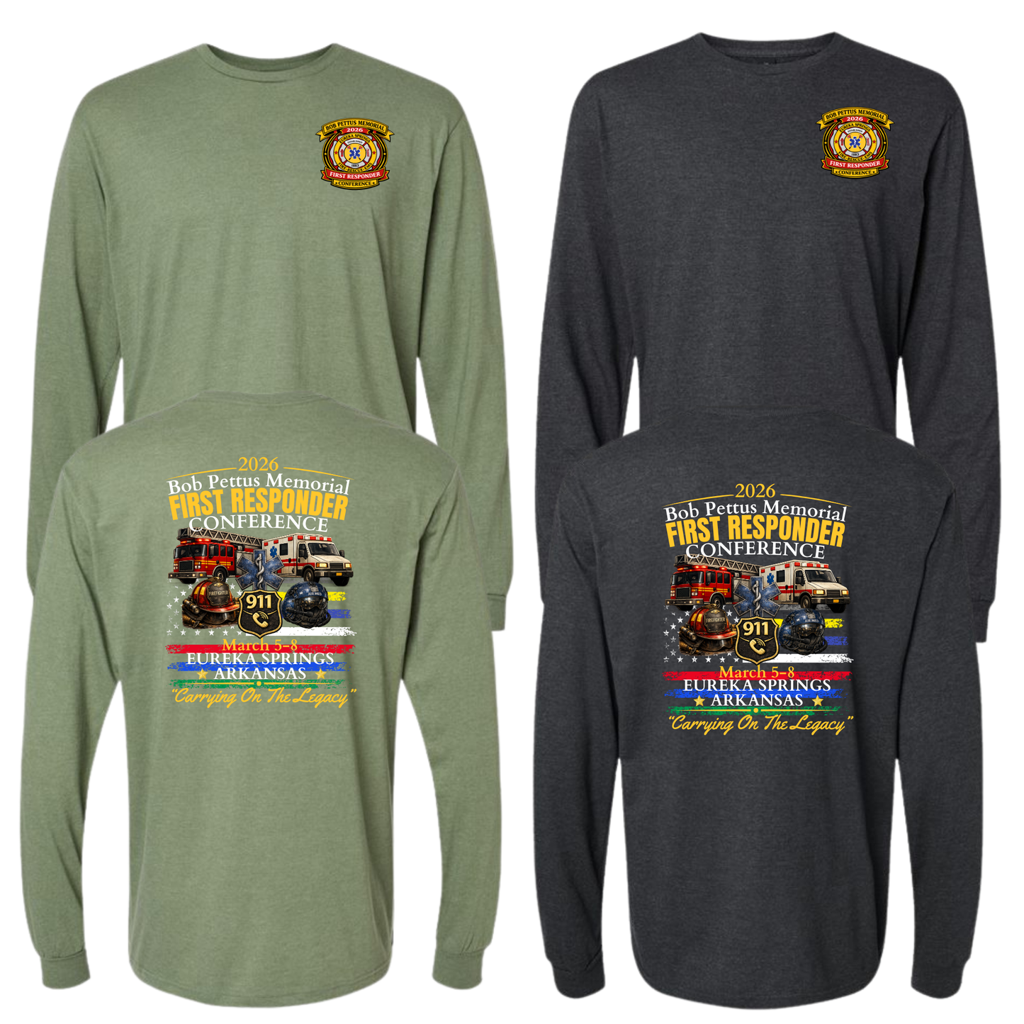 Bob Pettus First Responder Conference Long Sleeve T shirt