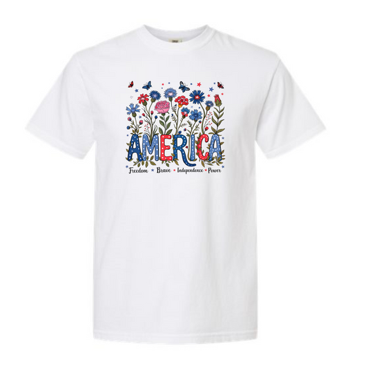 Floral America Shirt