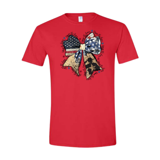 Honor the Brave Bow Shirt