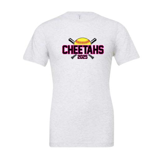 Cheetahs Crossed Bats Tee Shirt