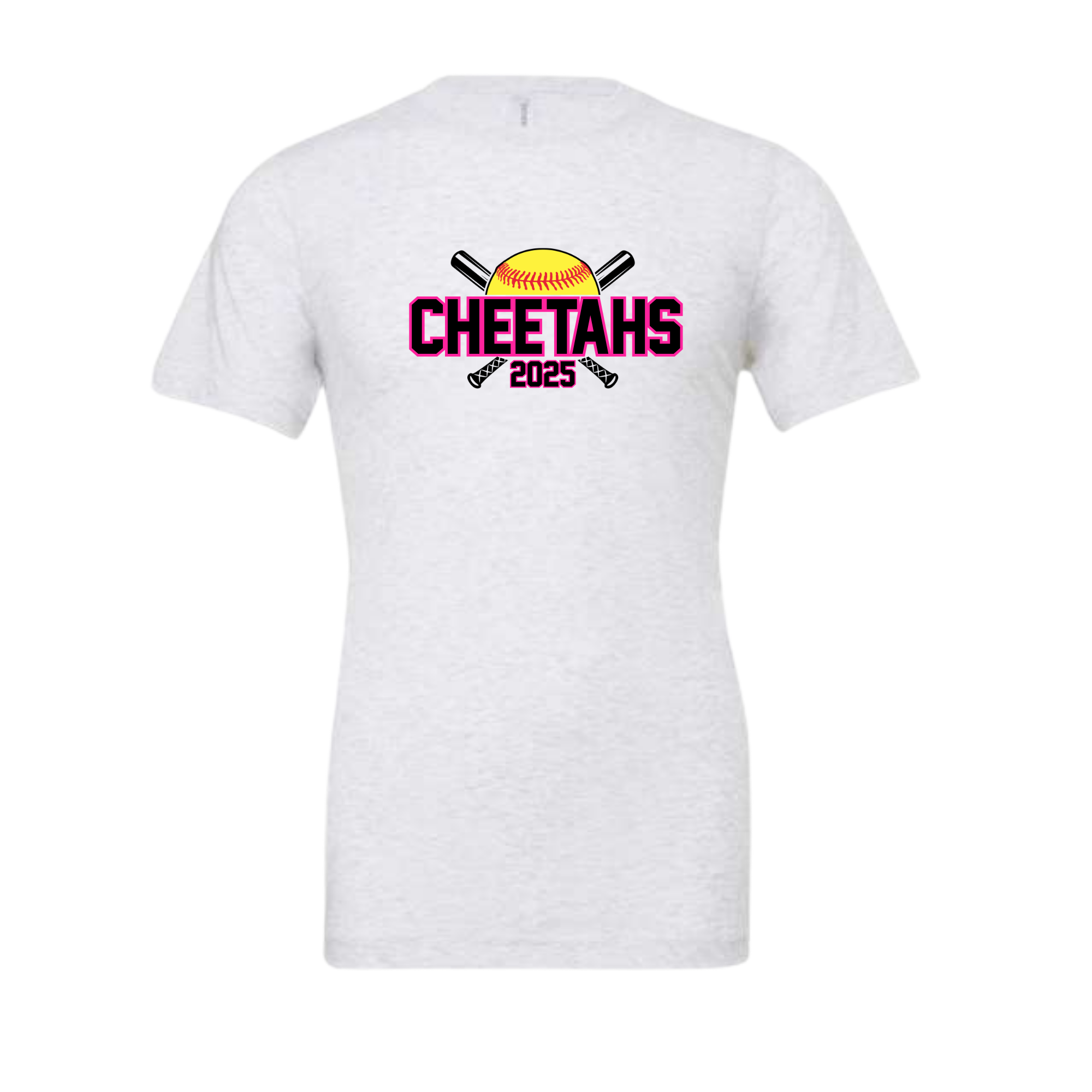 Cheetahs Crossed Bats Tee Shirt