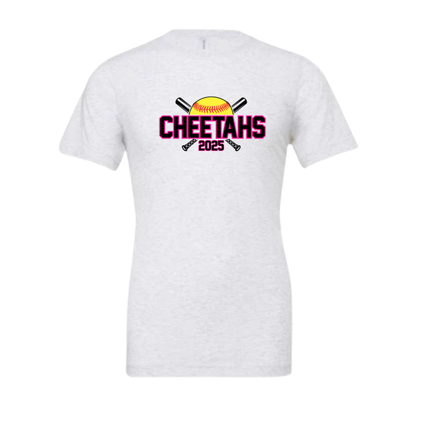 Cheetahs Crossed Bats Tee Shirt