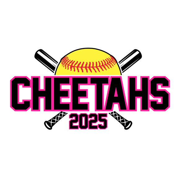 Cheetahs Crossed Bats Tee Shirt