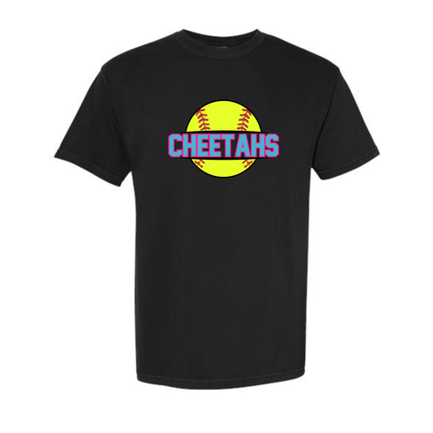 Cheetahs Softball Tee Shirt