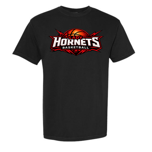 Lady Hornets Basketball on Fire Shirt, Crewneck Sweatshirt or Hoodie