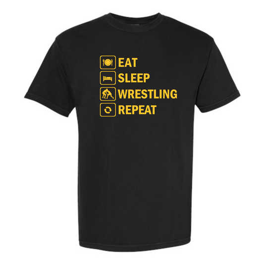 Eat, Sleep, Wrestling, Repeat Tee Shirt