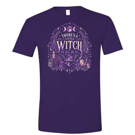 There's a Little Witch in all of Us Tee Shirt