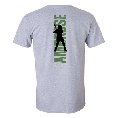 Young Bucks Custom Player Silhouette Baseball Tee Shirt