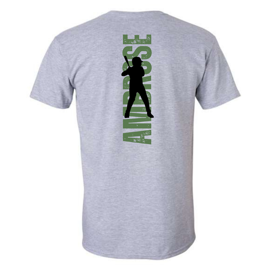 Young Bucks Custom Player Silhouette Baseball Tee Shirt