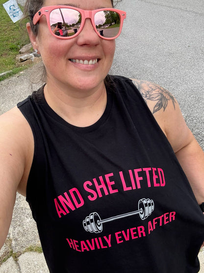 And She Lifted Heavily Ever After Tank Top