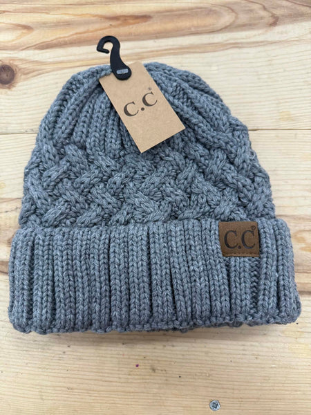 Chunky Knit C.C. Beanie