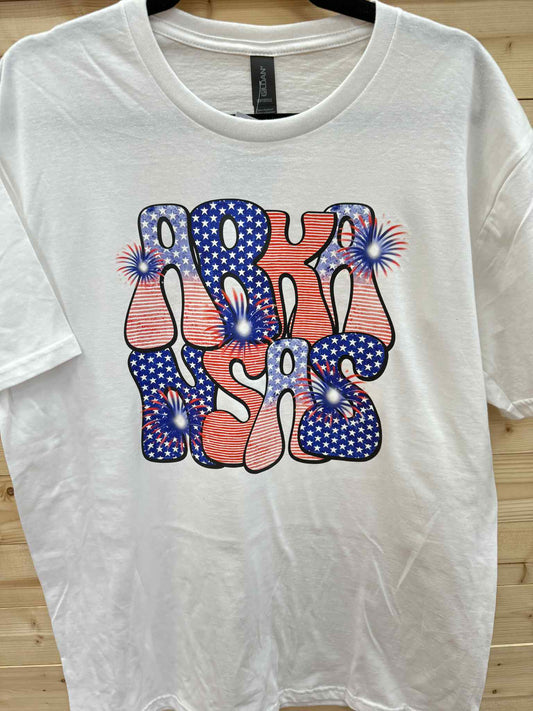 Red, White and Blue Arkansas Shirt