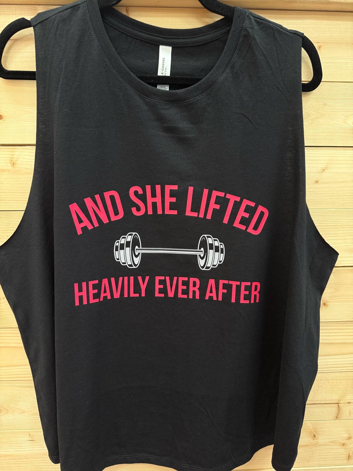And She Lifted Heavily Ever After Tank Top