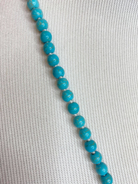 Turquoise Tassel Necklace
