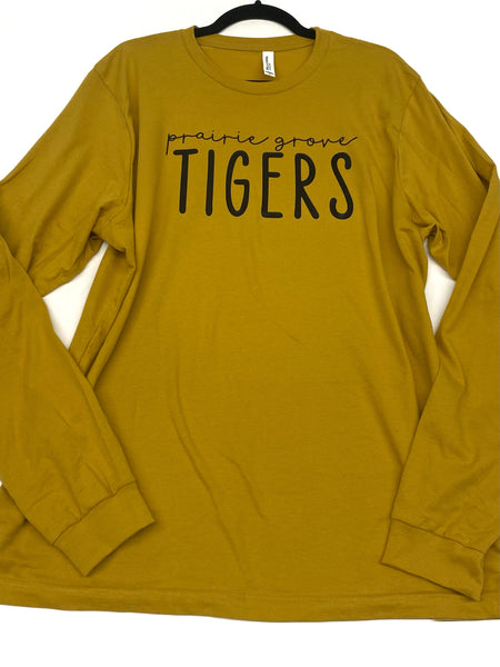 Prairie Grove Tigers Long Sleeved Tee